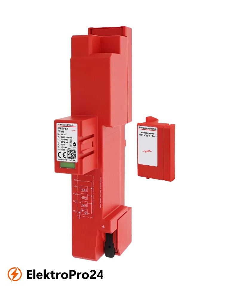 DEHN 909331 DSHZPB2TT255 Kombi-Ableiter TT für Zählerschrank