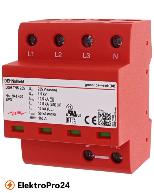 DEHN 941400 DSHTNS255 Kombi-Ableiter TN-S-Systeme