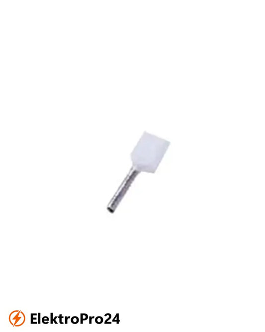 Zwillingsaderendhülse Intercable Tools 2x0.5qmm ICIAE058Z weiß