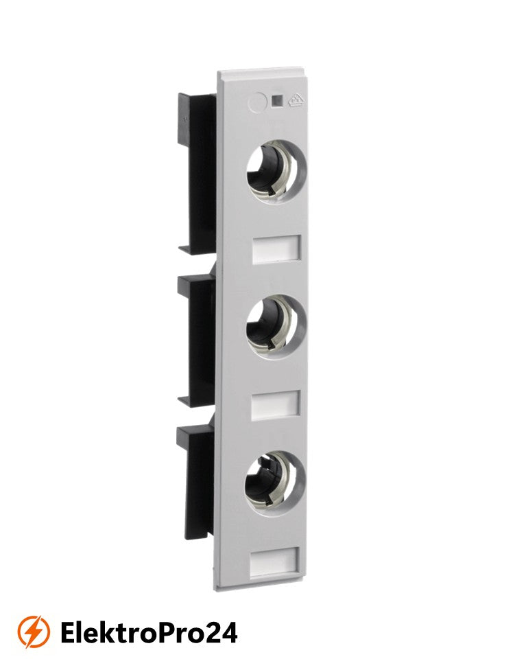 Reitersicherungsunterteil / D0-Sicherungssockel D02 E18, 63A, 3-polig, 60mm