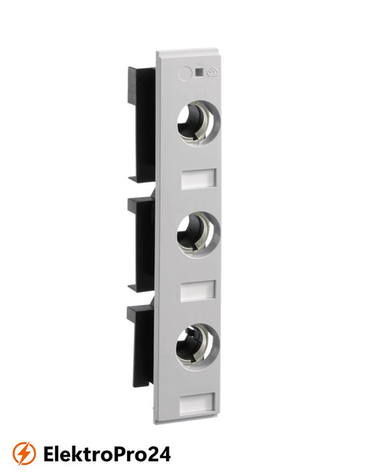 Reitersicherungsunterteil / D0-Sicherungssockel D02 E18, 63A, 3-polig, 60mm
