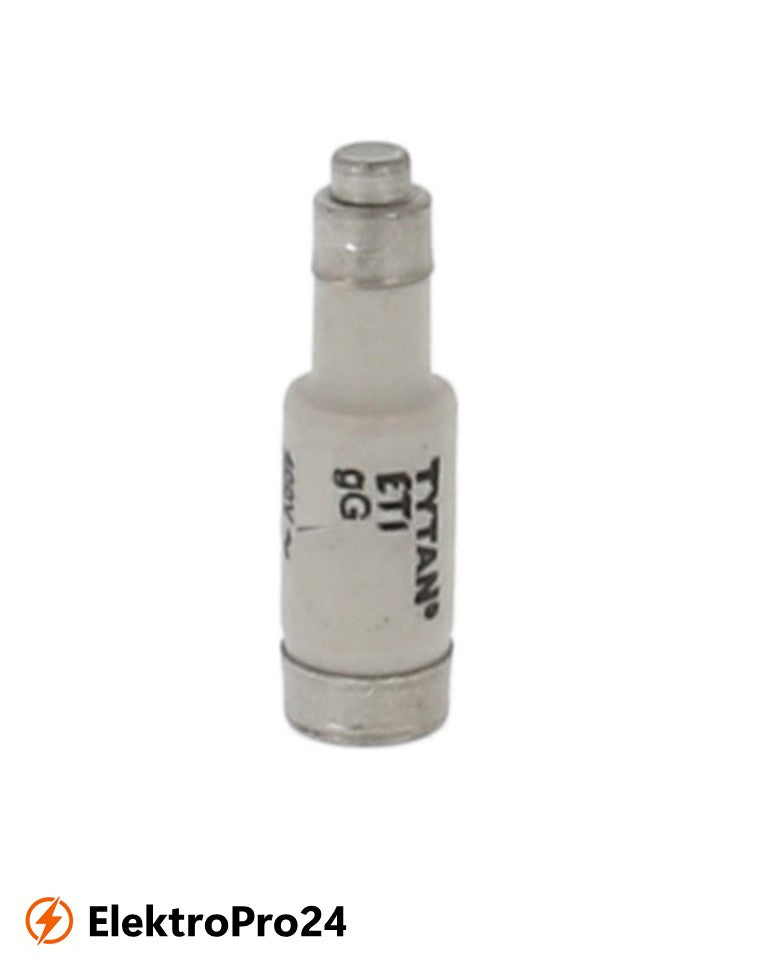 D01 Sicherungseinsatz 400V AC/ 250V DC, 6A VE = 50 Stück