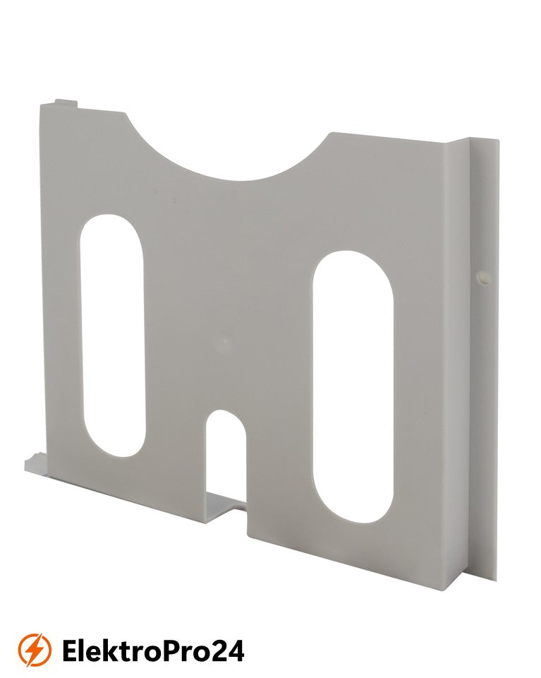 Schaltplantasche Polystyrol, RAL 7035 lichtgrau, Zum Schrauben und Kleben, 230mmx220mmx30mm Innenmaß