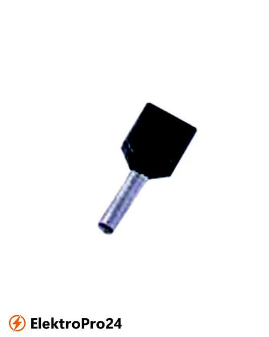 Zwillingsaderendhülse Intercable Tools 2x1.5qmm ICIAE158Z schwarz